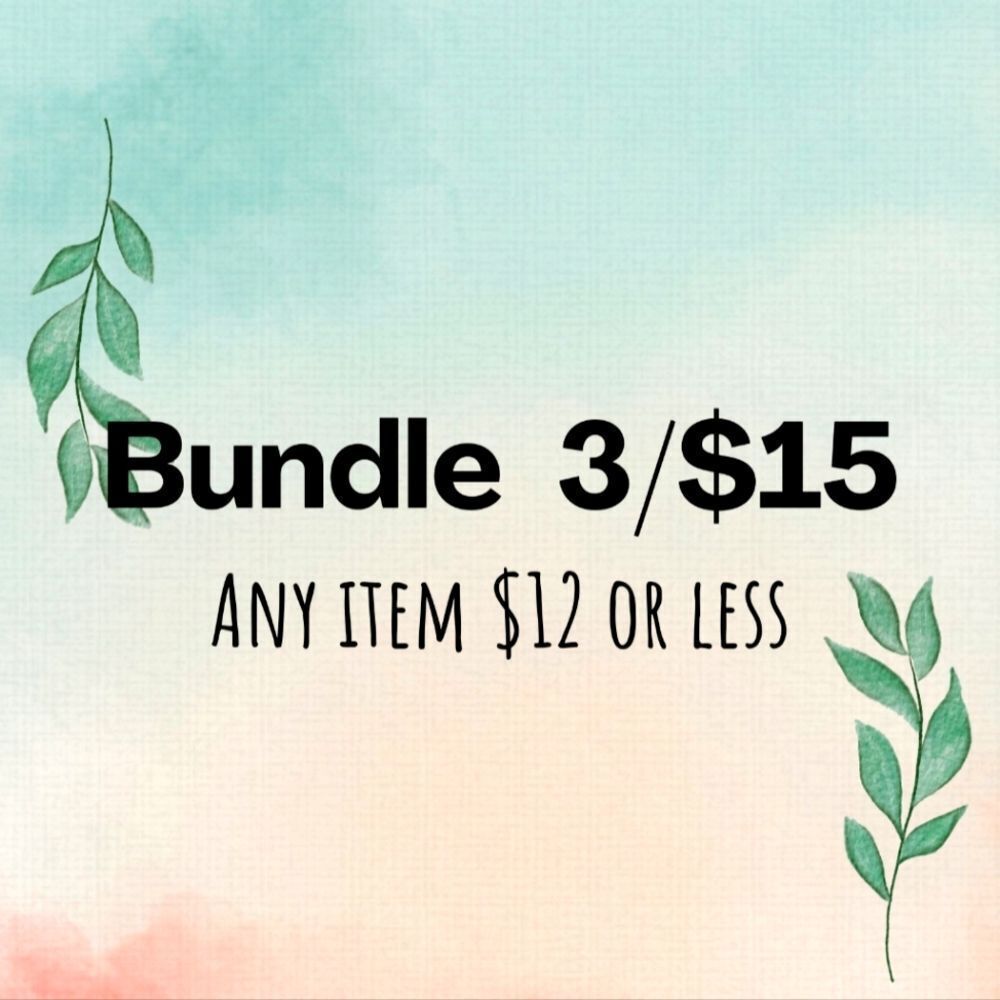 Bundle 3/$15‎